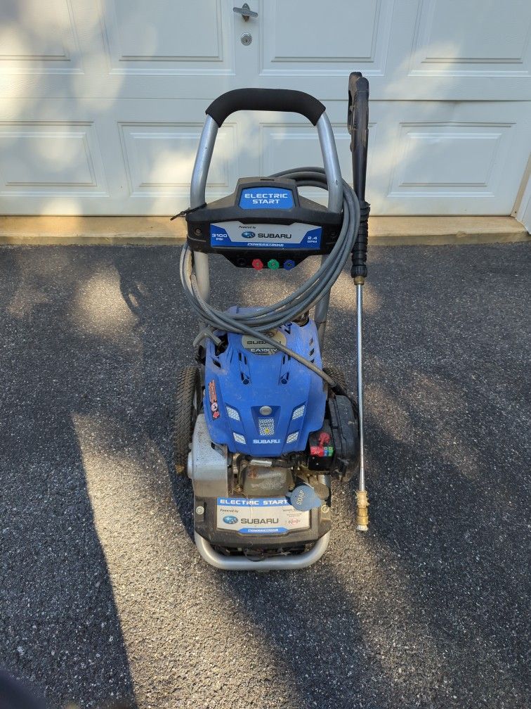 Gas Subaru 3100 PSI Pressure Washer $230 OBO Serious Buyers Only