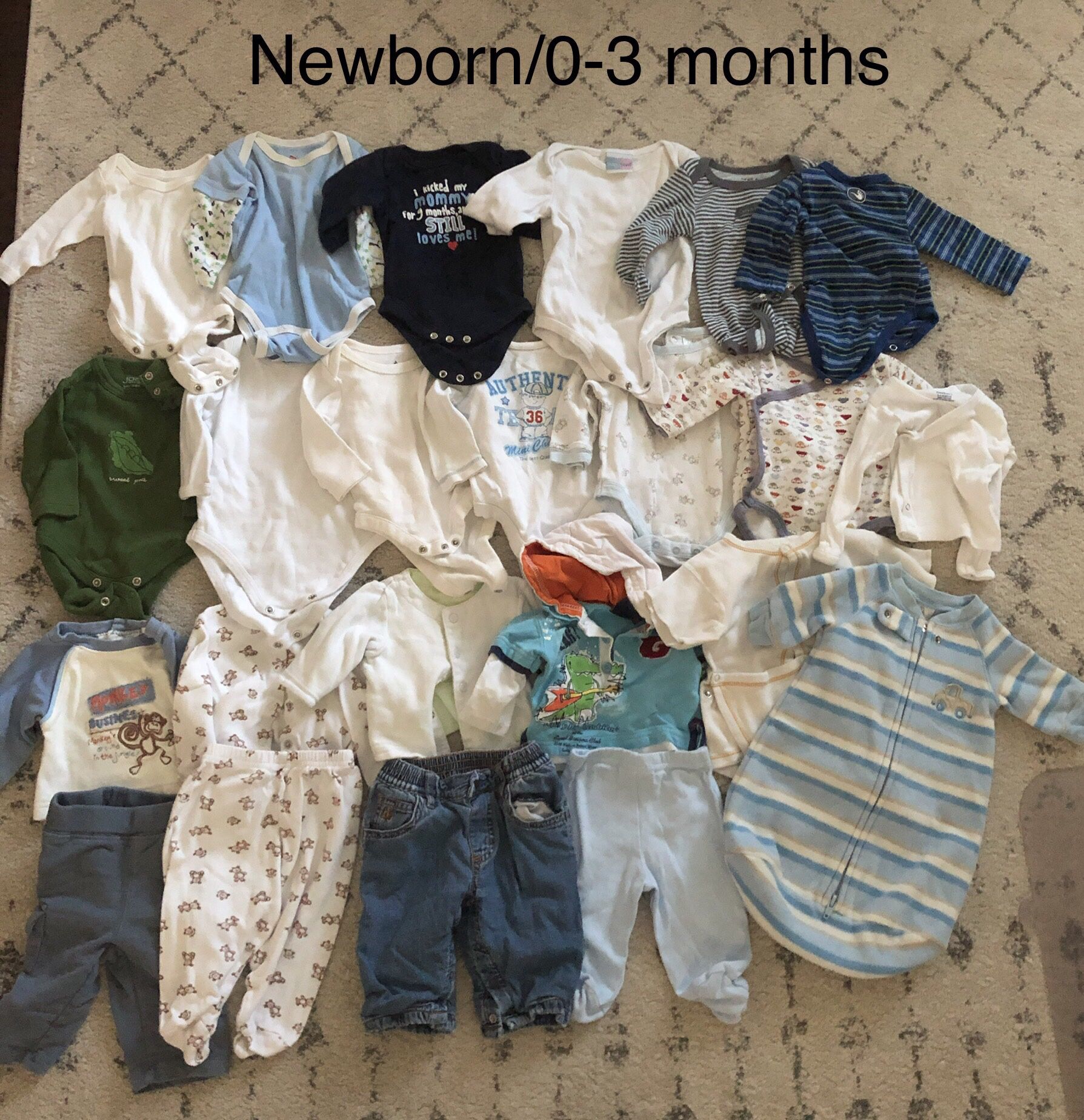 Baby boy clothes - Newborn/0-3 months