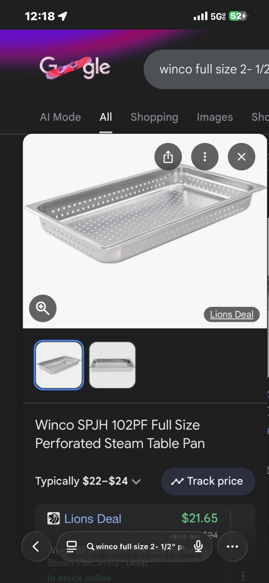 NEW Perforated steam table panS FOR CHEAP!