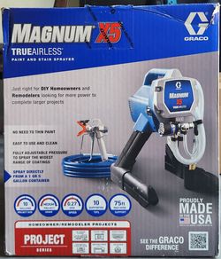 MAGNUM X5 AIRLESS SPRAYER, $314 OBO.