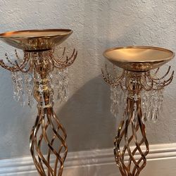 Crystal Flower Stand Wedding Road Lead Tall Flower Holders Centerpiece Crystal Flower Chandelier Metal Flower Vase for Reception Tables Wedding Suppli