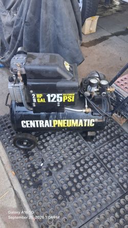 125 psi compressor central pneumatic