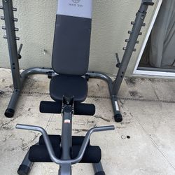 Exercise Equipment With Multi Purpose Bench