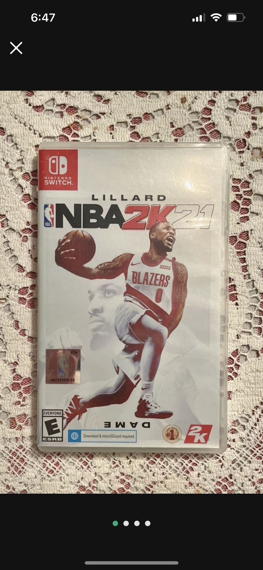 Nintendo Switch Video Game NBA 2k 2021