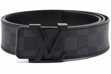 Louis Vuitton Damier Graphite black belt size 44/110 (33-35)