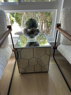 Mirror Side Table