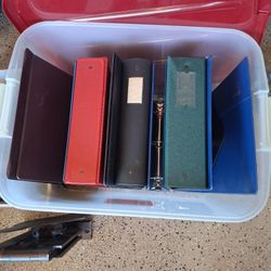 Large 3 Ring Office Or School Binders