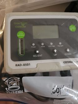 Day Night CO2 Monitor & Controller for Greenhouses, Grow Rooms