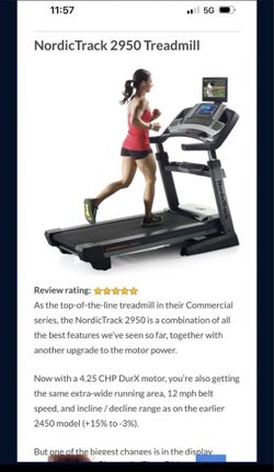NordicTrack Commercial 2950 DUAL SCREEN (Hard To Find With The Two Screen Mode) - GREAT CONDITION