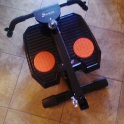 New Ab Twister board machine folding with adjustable height and Lcd workout screen for waist trimming and core fitness workouts