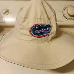 Florida Gators Columbia Bucket Hat. Adjustable. 20 Inch Circumference.
