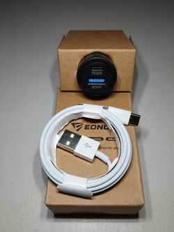 Car Charger Charging Set Usb To Type-C Charging Cable