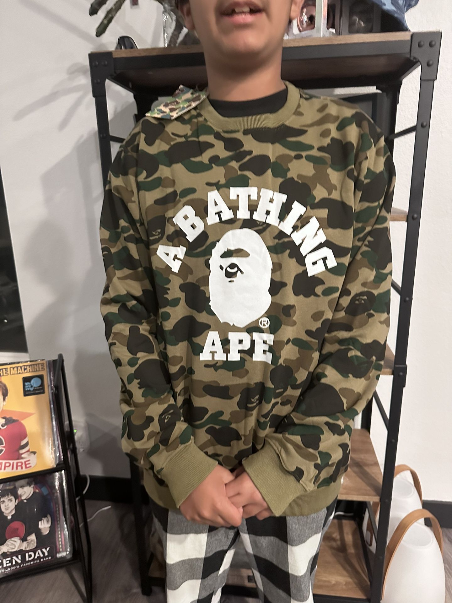 BAPE Sweatshirt Only Two Left New With Bags and Tags