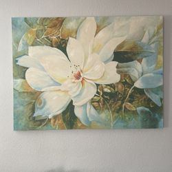 Flowers Canvas Est 50x50 $45