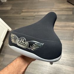 SE Racing Quadangle Seat & Post 27.4mm Like New Big Ripper Flyer OM Fat Killa Quad Fast STR BMX Bike Bicycle 