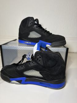 Air Jordan 5 Retro – Black / Game Royal – Size 8.5 – Authentic 🔥