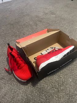 Red Sneakers with Box
