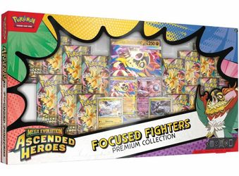 Pokémon Mega Evolution Ascended Heroes Focused Fighters Premium Collection