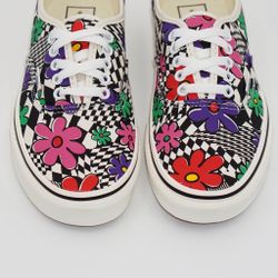 Vans Floral Checkered Print . New Condition. 