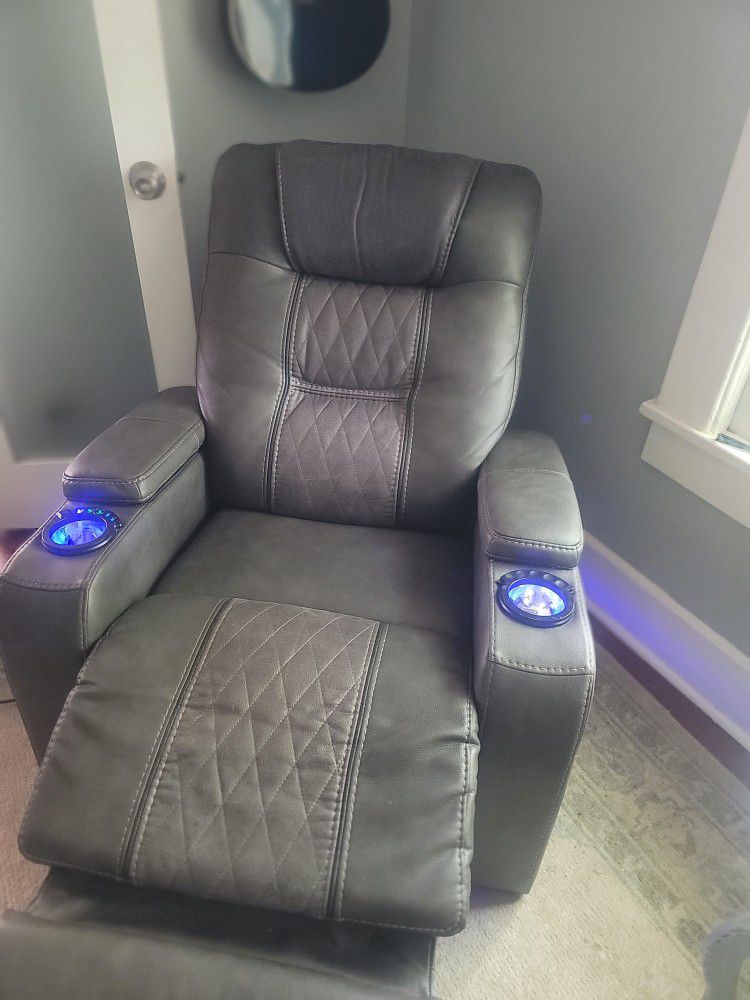 Dual Power Head And Back Recliner