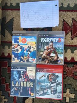 PS3 Games $10 each