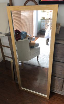 Gold antique finish mirror (Ballard designs)