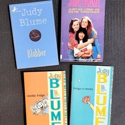 Set of 4 Books By Judy Blume