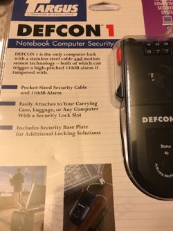Notebook Computer Security System