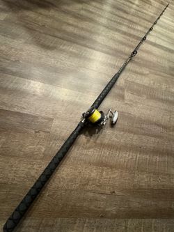 (Murrieta) Shimano Torium 16hg LM custom 8’ 30-60 salt water fishing rod.