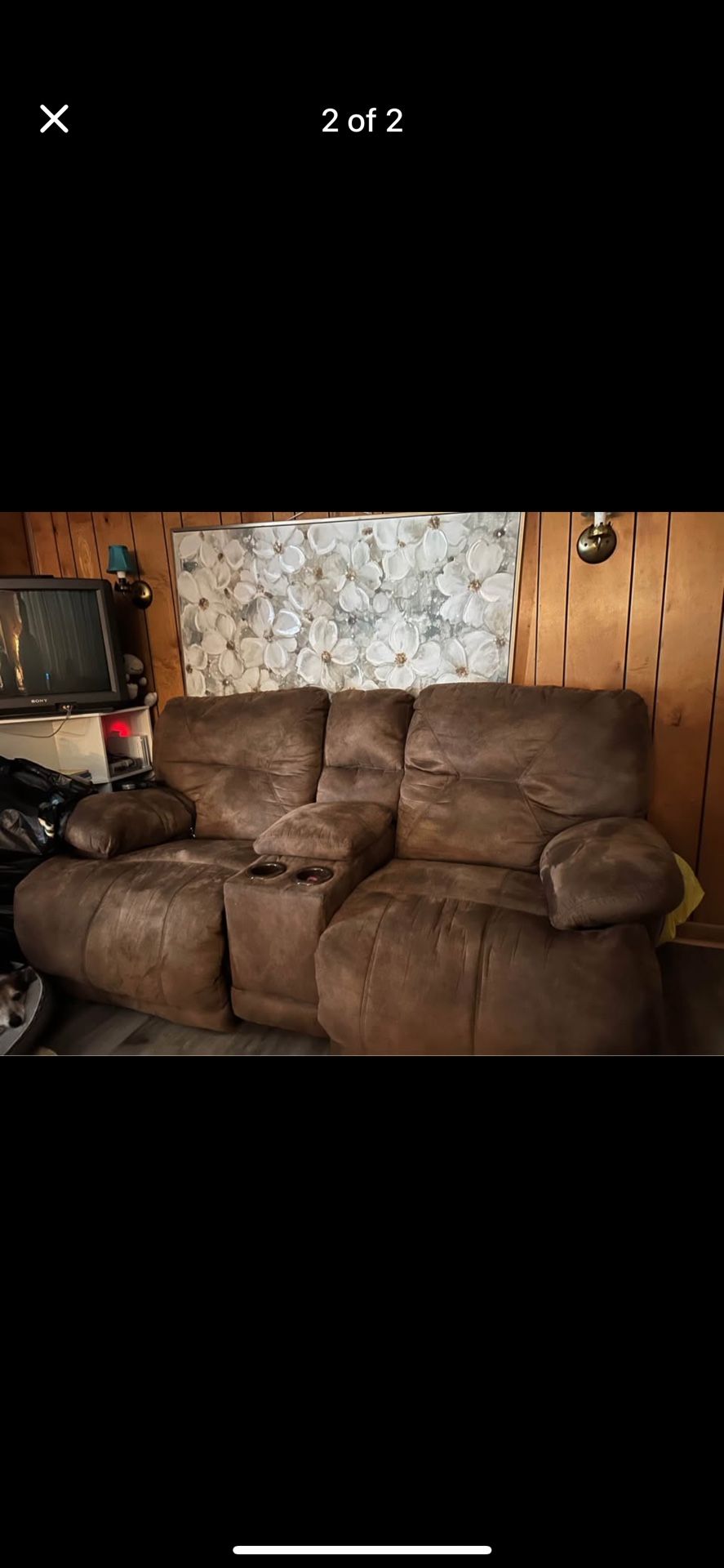 Catnapper Sofa And Love Seat Reclining Set