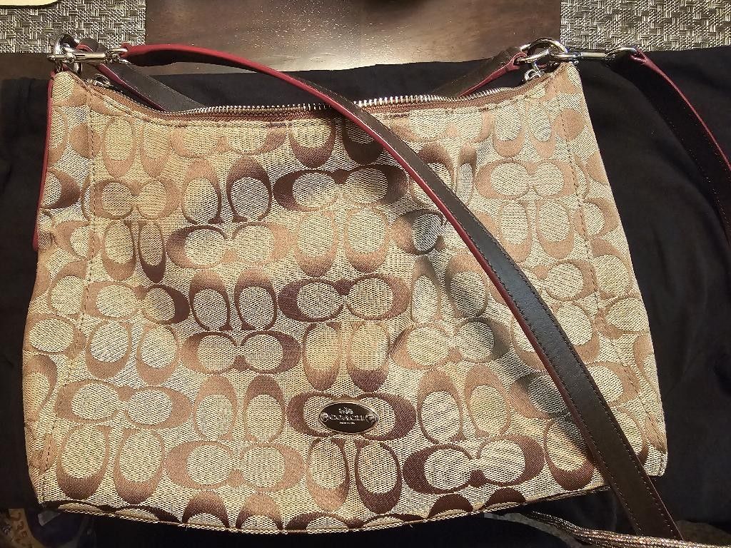 Coach Signature Purse.