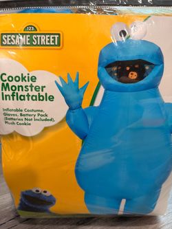 Sesame Street Cookie Monster Inflatable Costume