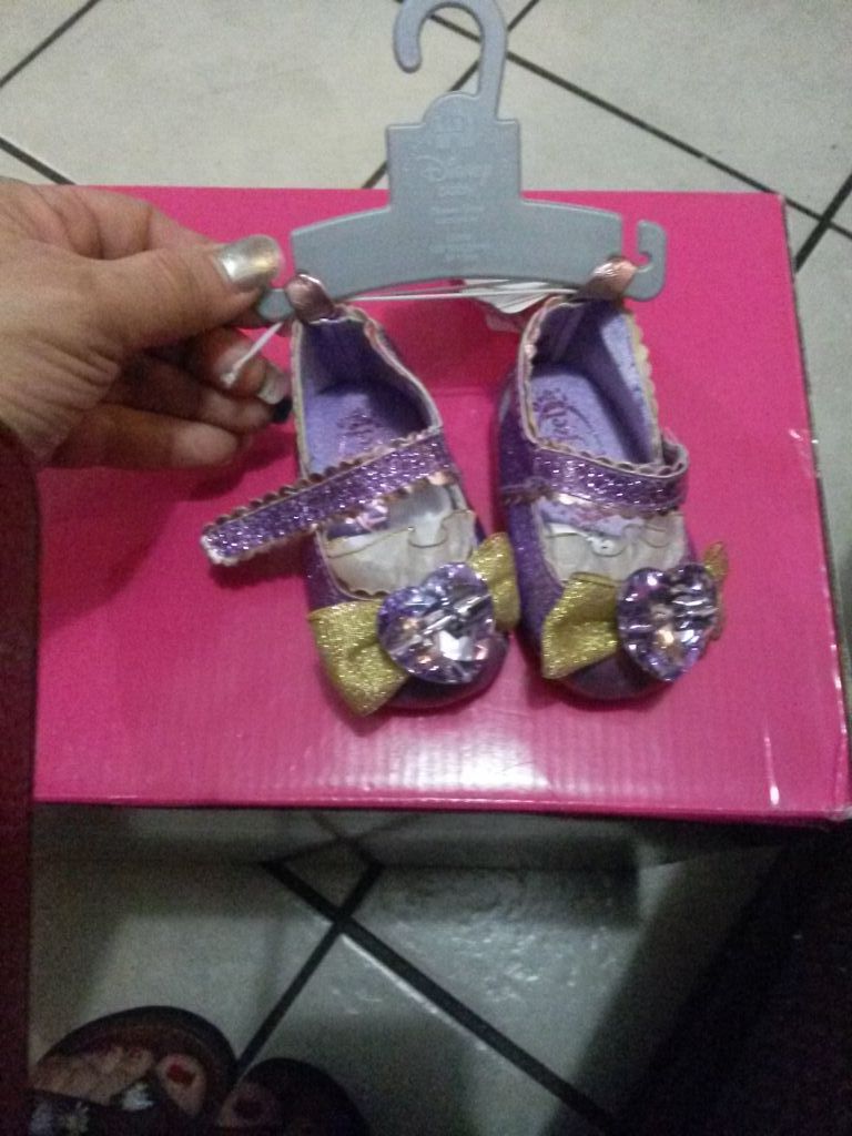 Rapunzel baby shoes