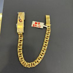 10k Gold Chino Bracelet 