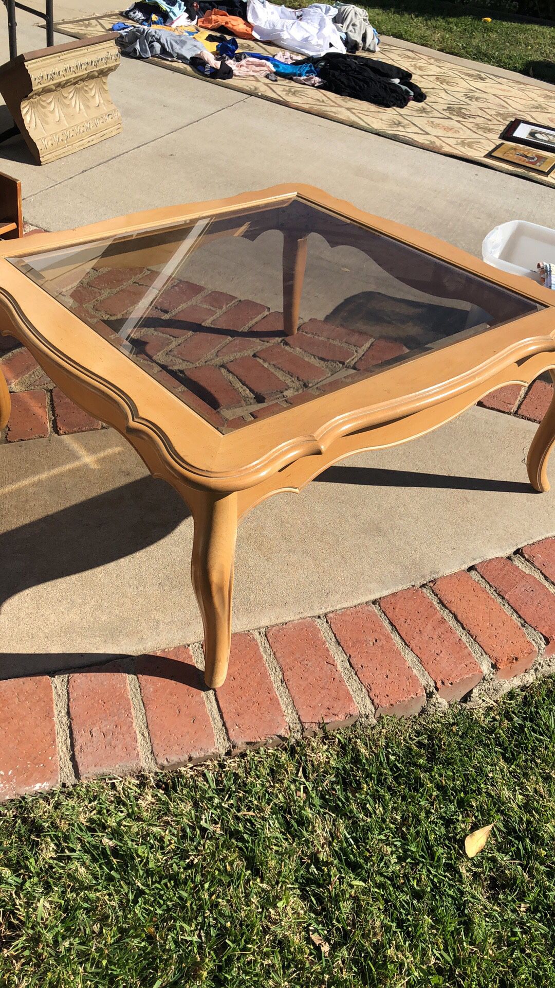 Square Pine Coffee table