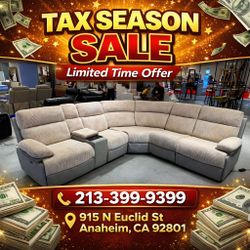 Modern Living Room Reclining  Sectional Couch