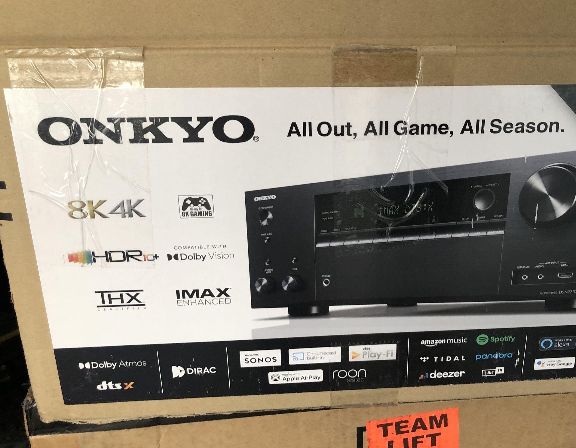 Receiver Onkyo 9.2 Channel Dolby
