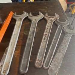 Large Cast Iron Wrenches 