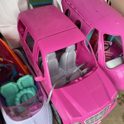 Barbie SUV Boat And Airplane