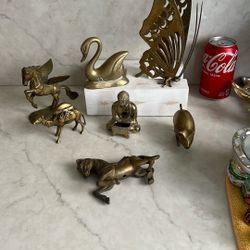Brass Swan/Butterfly/Camel/Horse/Pig/Buddha For Good Luck 