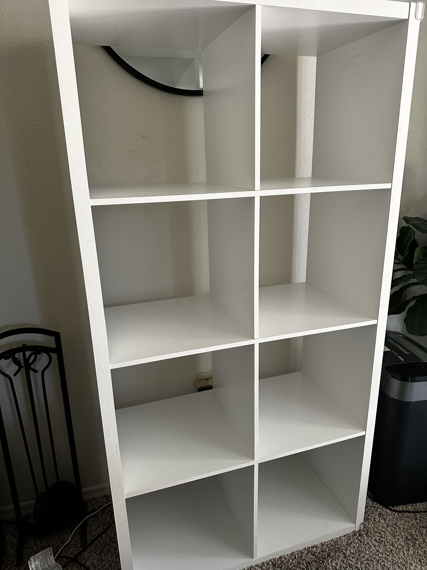8-Cube Book Shelf White 