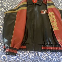 San Francisco 49ers Leather Jacket 