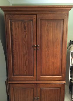 Beautiful solid wood armoire