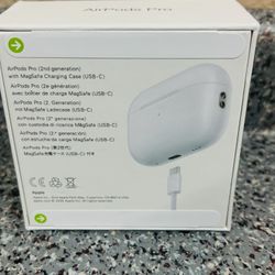 Apple AirPods PRO *2nd Generation w/MagSafe Charging Case* (USB‑C) - NEW, SEALED