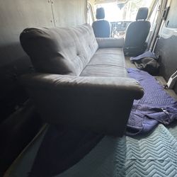 Glass Table And Sofa