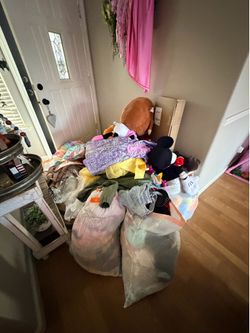 Girls clothing and toys