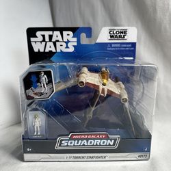 Star Wars Micro Galaxy Squadron V-19 Torrent Starfighter #0173 Series 8 