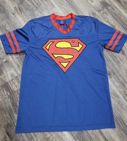 DC Comics Superman #1 Jersey Adult Size Large - Blue & Red