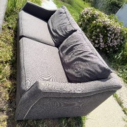 Set Of Gray Couches -or- Sold Separately