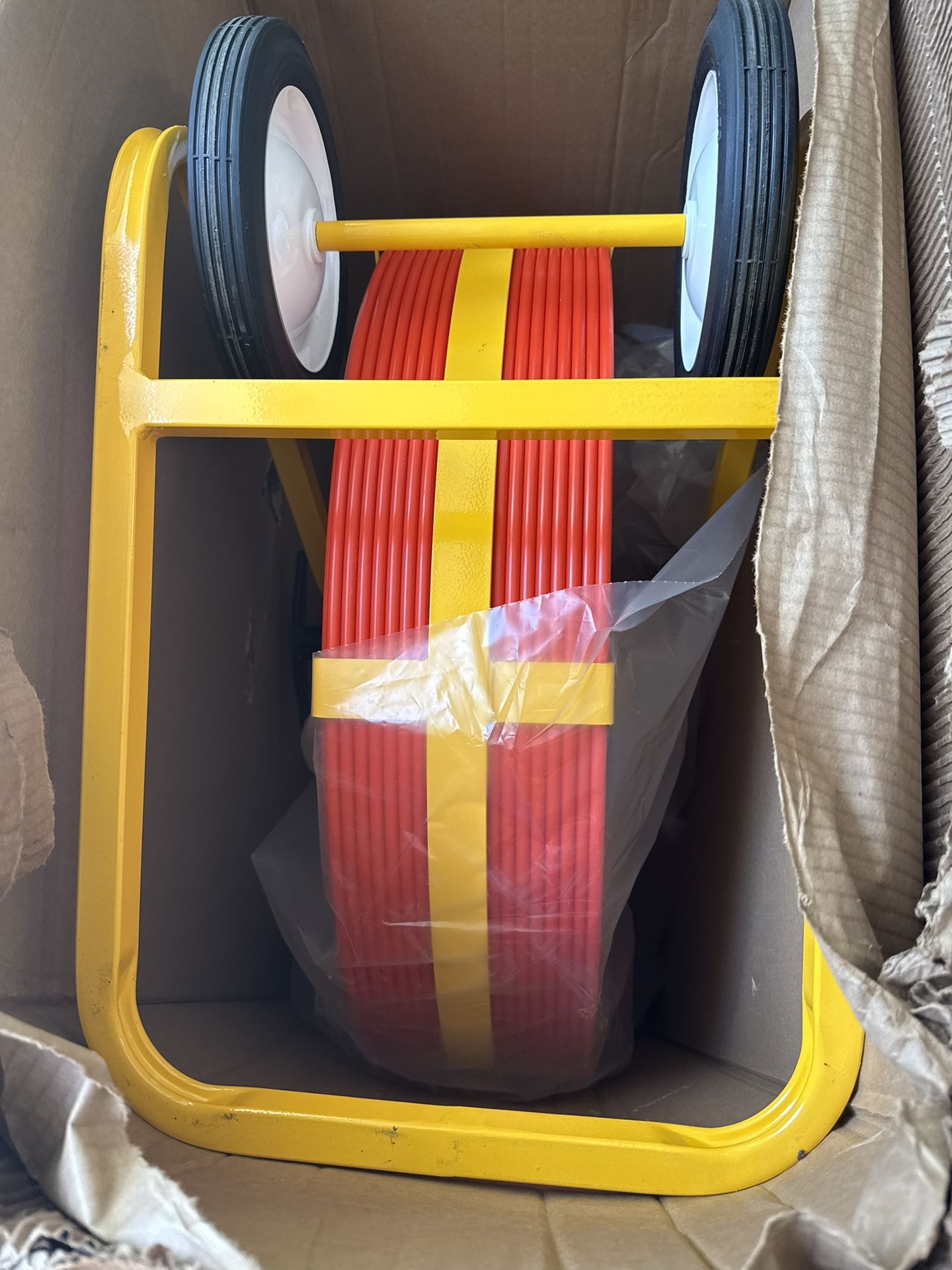 JAMESON Marked Fish Tape: 600 ft Lg, 32 in Case Dia, 1,000 lb Tensile Strength,